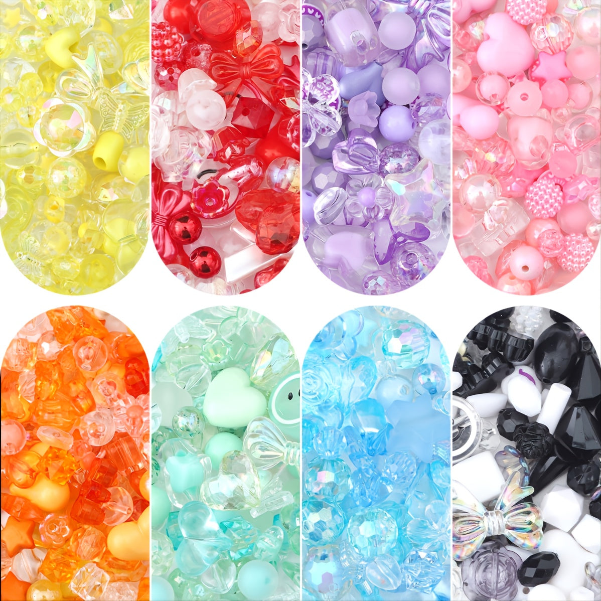 30g Acrylic DIY Beads Baroque Random Mix Series Materials