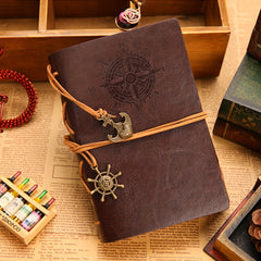 Mini Leather Cover Waterproof Retro Notebook Travel Diary