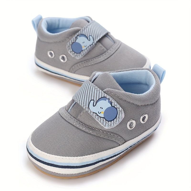 Cartoon Baby Boys Sneakers Lightweight Non Slip Shoes for Indoor Outdoor Walking