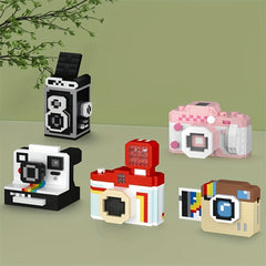 Realistic Building Block Camera Set Educational Puzzle Game DIY Assembly