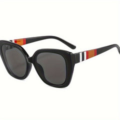 Men's Unisex Stripe Sunglasses Vintage Glasses