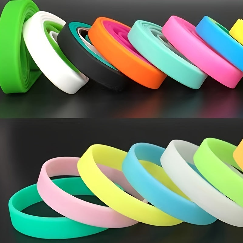 Luminous Silicone Bracelet Identification with Rubber Wristband