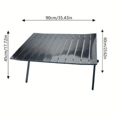 Portable Folding Aluminum Alloy Table for Outdoor BBQ Camping
