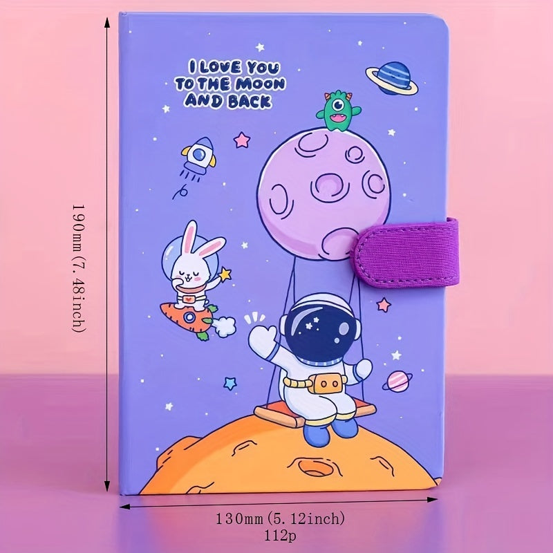 Small Fresh Page Illustration Journal with Notepad
