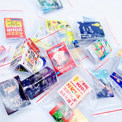1pc Dollhouse Mini Book Flip Book Modern Magazine Decoration Christmas Gift