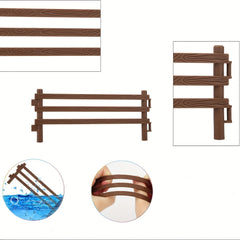 Farm Fence Set Toy - Animal and Racecourse Fence Toys for Holidays