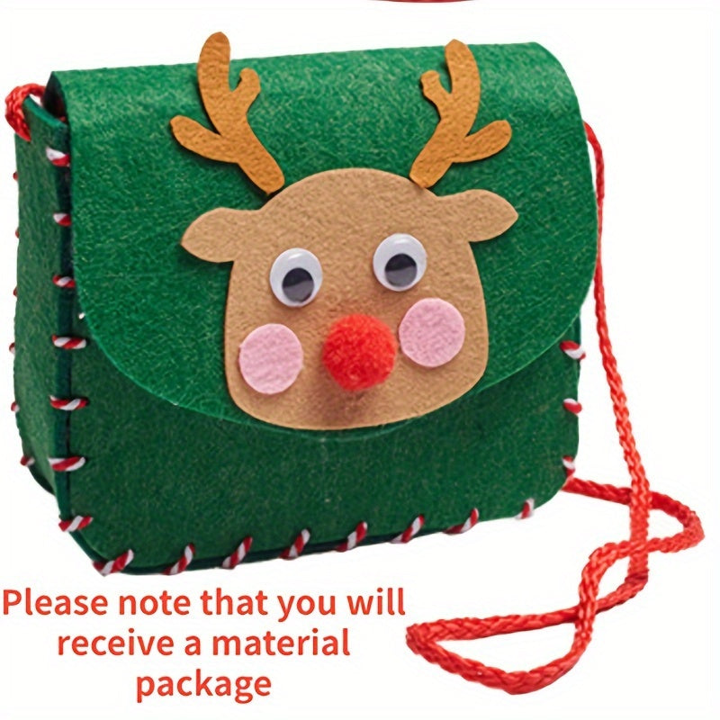 Christmas DIY Deer Backpack Holiday Decoration Gift Bag