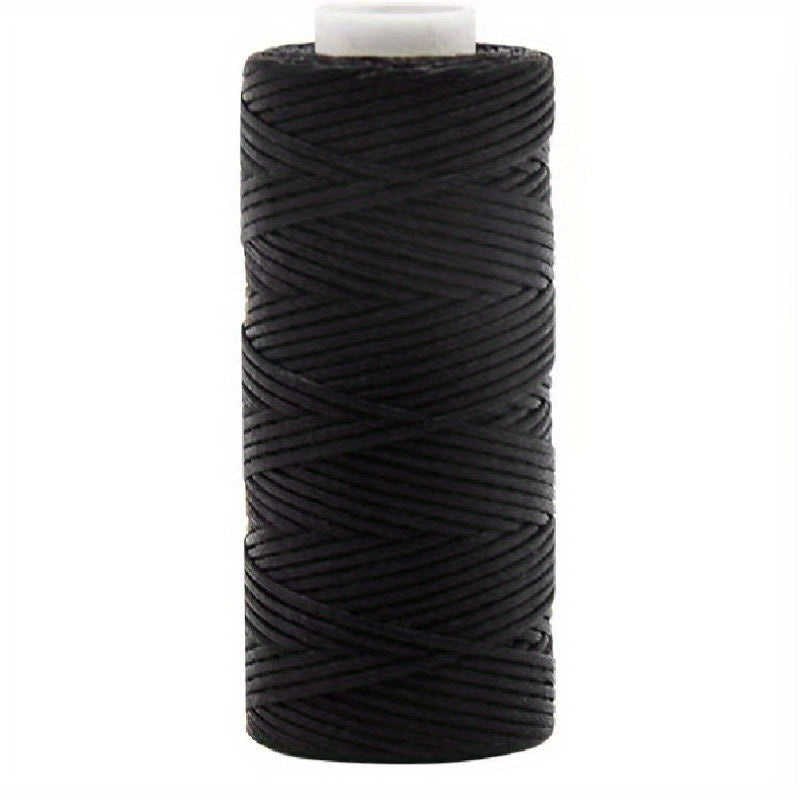 1MM Braided Leather Wax Thread 50M/150D Roll DIY Sewing Cord