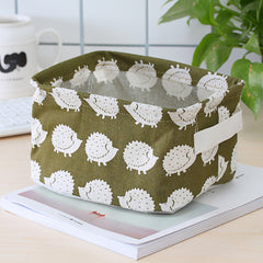 Foldable Desktop Storage Box Stationery Cosmetics Storage