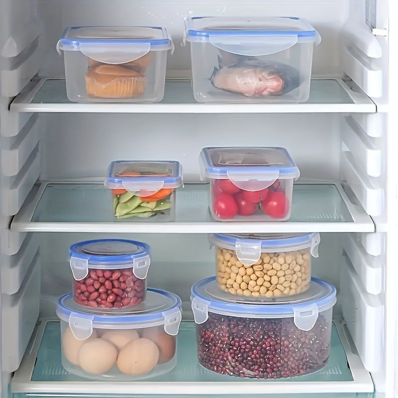 8pcs Storage Containers With Lids For Kitchen Grains Vegetables Fruits Snacks