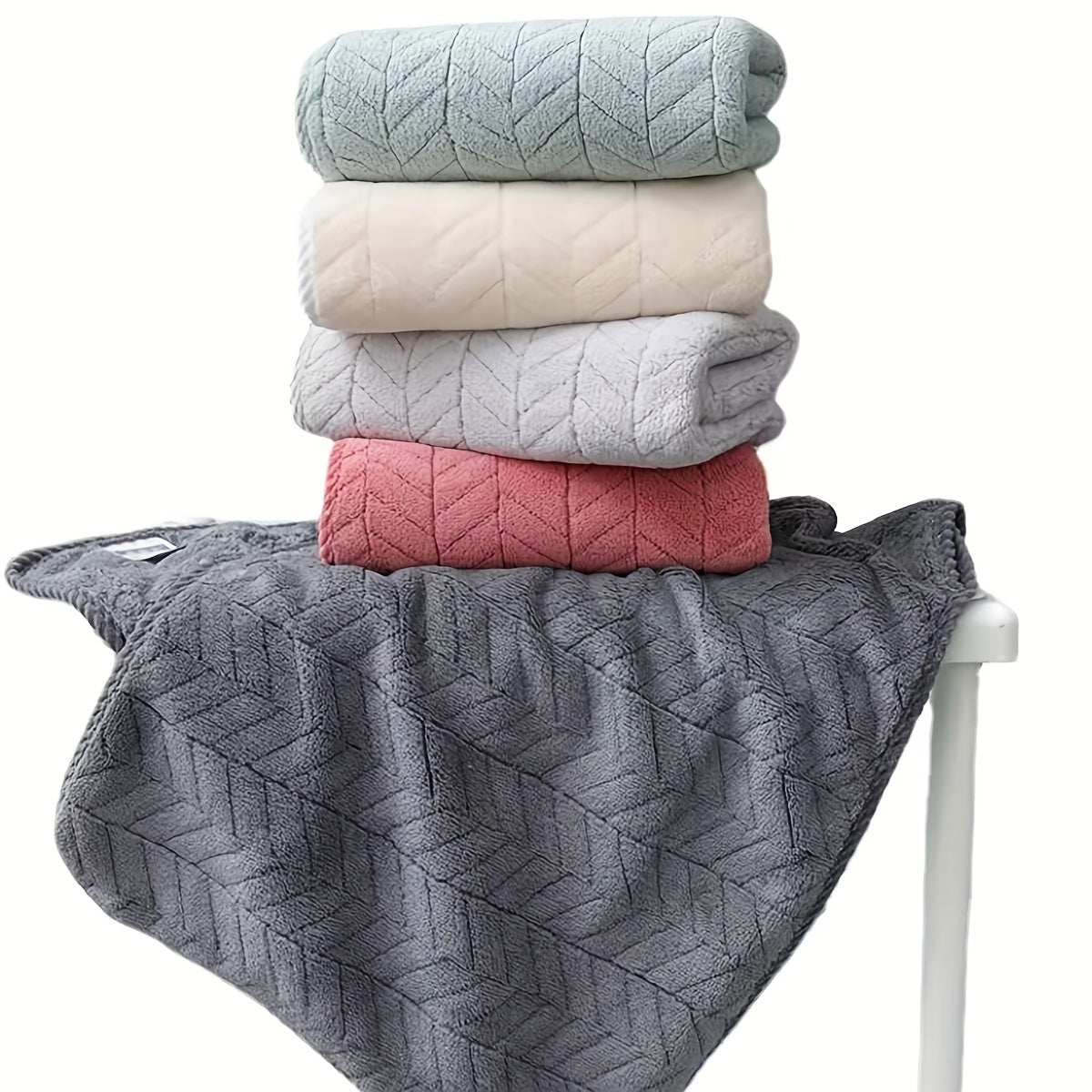Soft Hand Towel for Home Bathroom Absorbent Plain Towel
