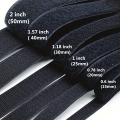 1Pair Nylon Mother Buckle Sewing Strap 0.91m Hook and Face Raw Adhesive