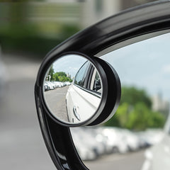2pcs Carbon Fiber Rearview Mirrors Rain Eyebrow Blind Spot Mirror Refle