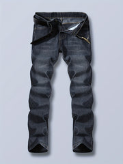 Men's Distressed Medium Stretch Denim Pants