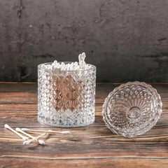 Glass Jewelry Storage Box Desk Organizer Room Decor Home Decor