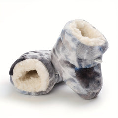 Soft Warm Fleece Boots for Baby Boys - Indoor Walking Winter Boots