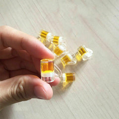 3pcs Mini Cup Doll House Kitchen Drink Model Wine Glass Decoration