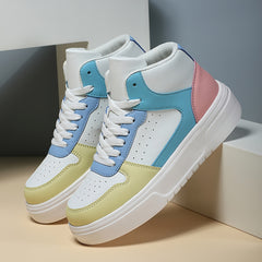 Women's High Top Skate Shoes Wear Resistance Non Slip Chunky Sneakers