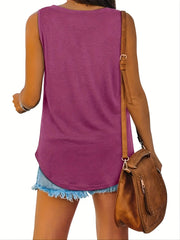 Summer V Neck Tank Top for Women
