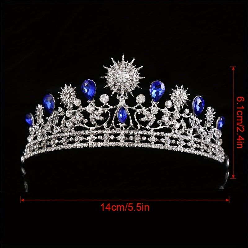 Bridal Rhinestone Crown Headband Wedding Hair Accessories