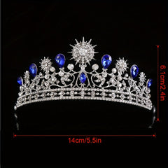 Bridal Rhinestone Crown Headband Wedding Hair Accessories