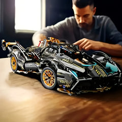 1590pcs Toy Car Building Blocks and Futuristic Sports Car Assembly Set