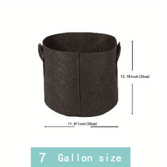 10pcs Potato Planter Bag 3-10 Gallon Portable Planter Bag Breathable Heavy Duty