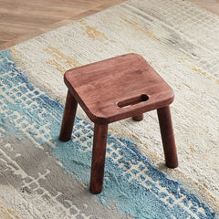 Creative Portable Small Board Stool Solid Wood Children's Shoe Changing Stool