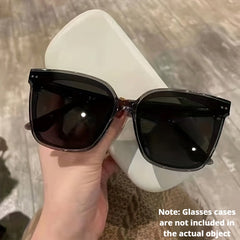 Large Jelly Frame Sunglasses UV400 Anti Light Glasses