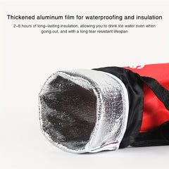 Portable Insulated Cup Cover Oxford Cloth Ice Bag Drawstring