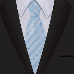 Men's 3 15'' Business Striped Collar Shirt