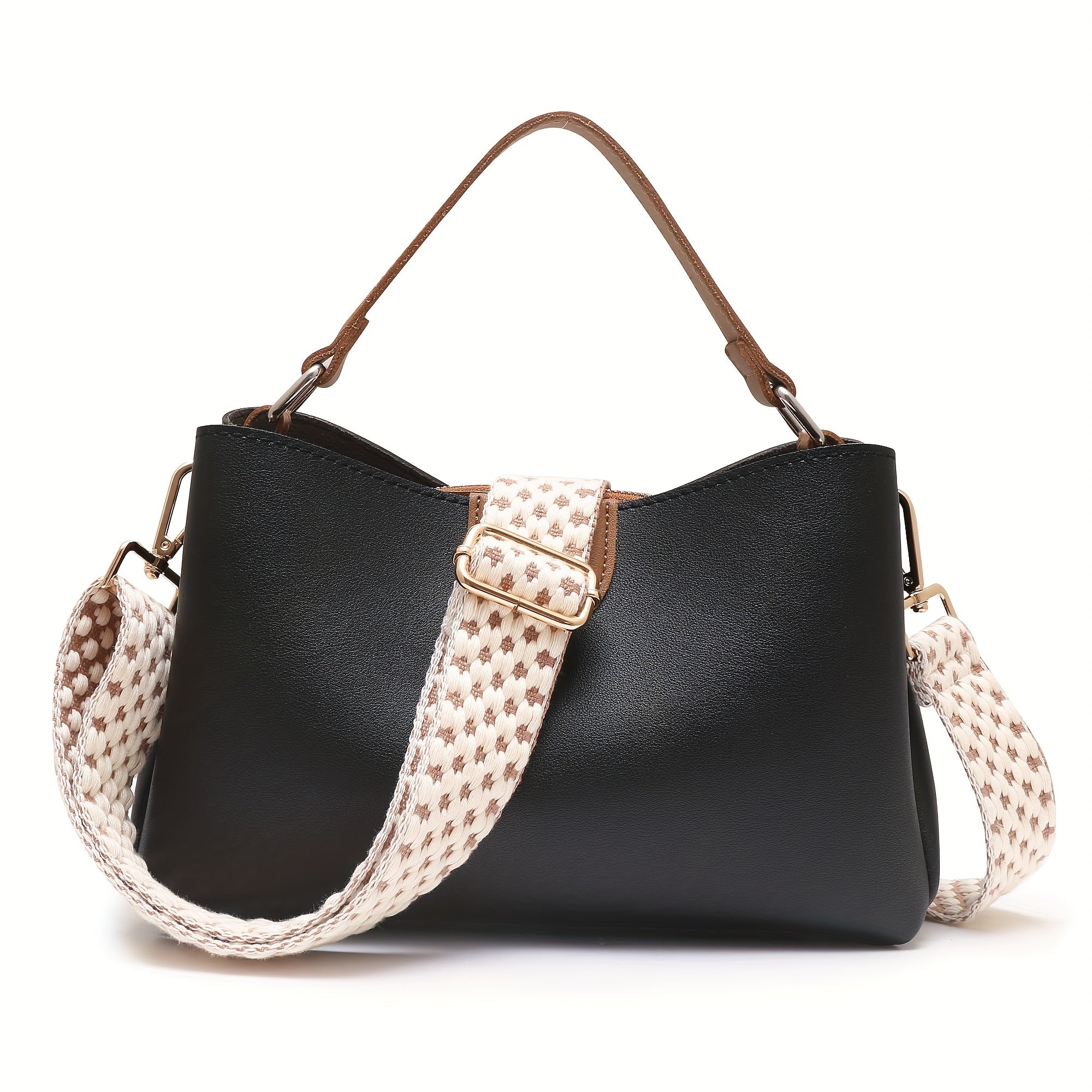 Adjustable Shoulder Strap Buckles Dacron Crossbody Bag Replacement Belt
