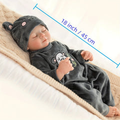 Realistic 45-72cm Reborn Baby Dolls Soft Vinyl Toy for Kids