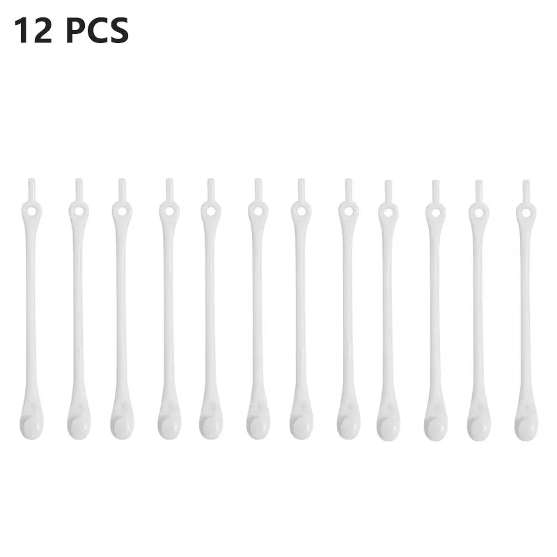 12pcs No Tie Silicone Shoelaces for Adults and Children