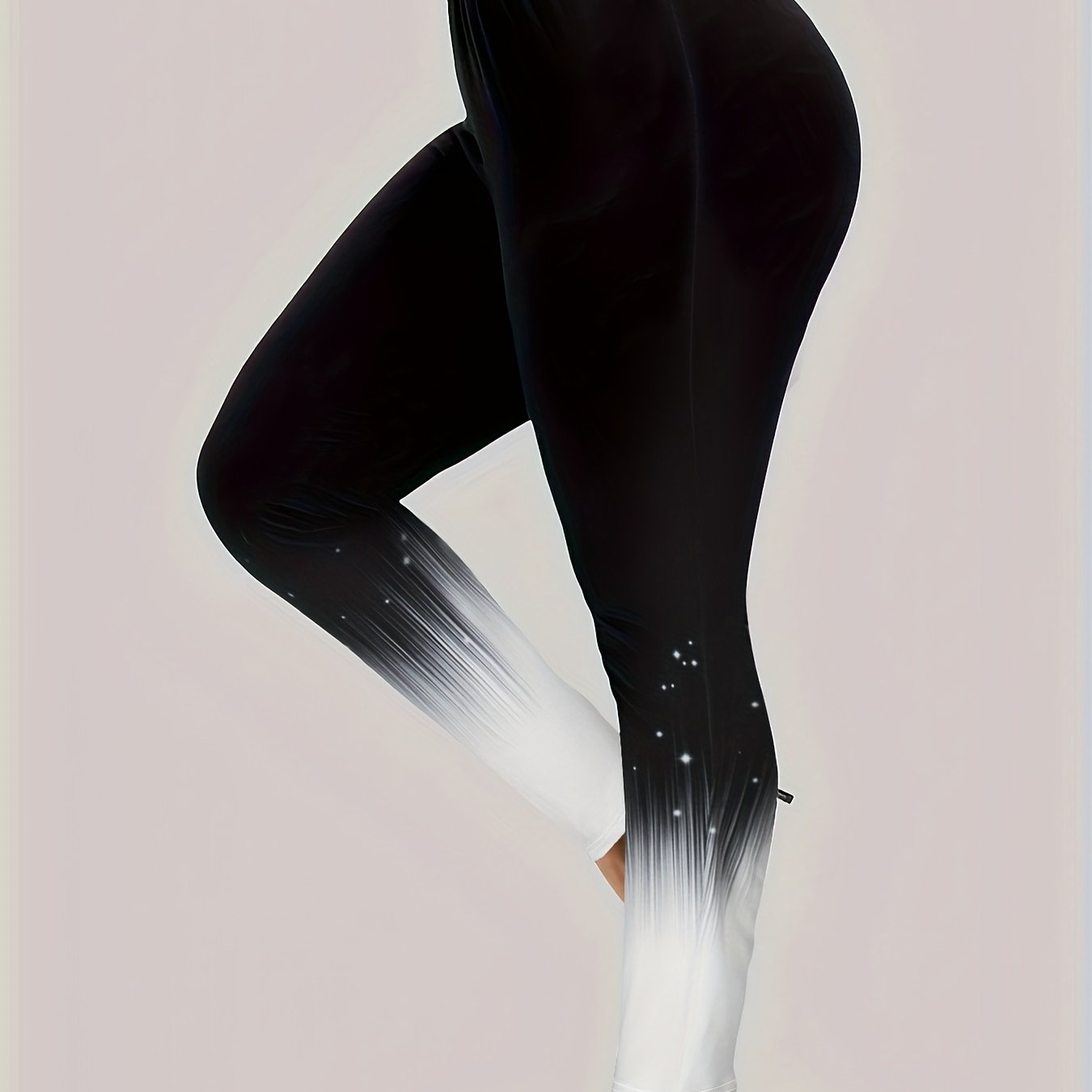 Graphic Print Stretch Leggings