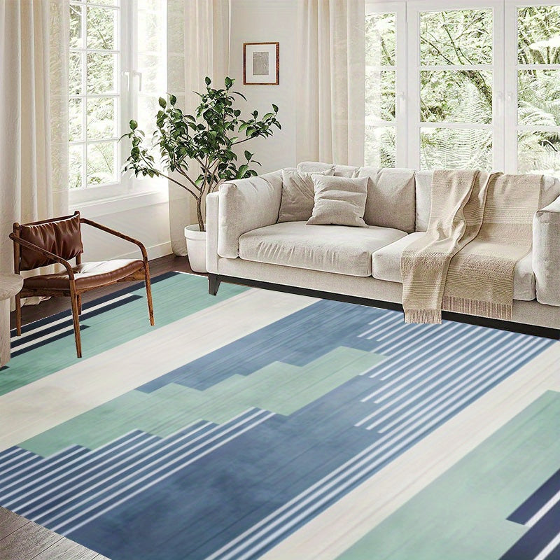 Soft Fluffy Plush Area Rugs Geometric Shaggy Rugs