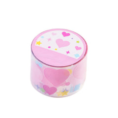 6pcs Candy Heart Star Waterproof Tapes DIY Crafts Gift Wrapping Scrapbooking