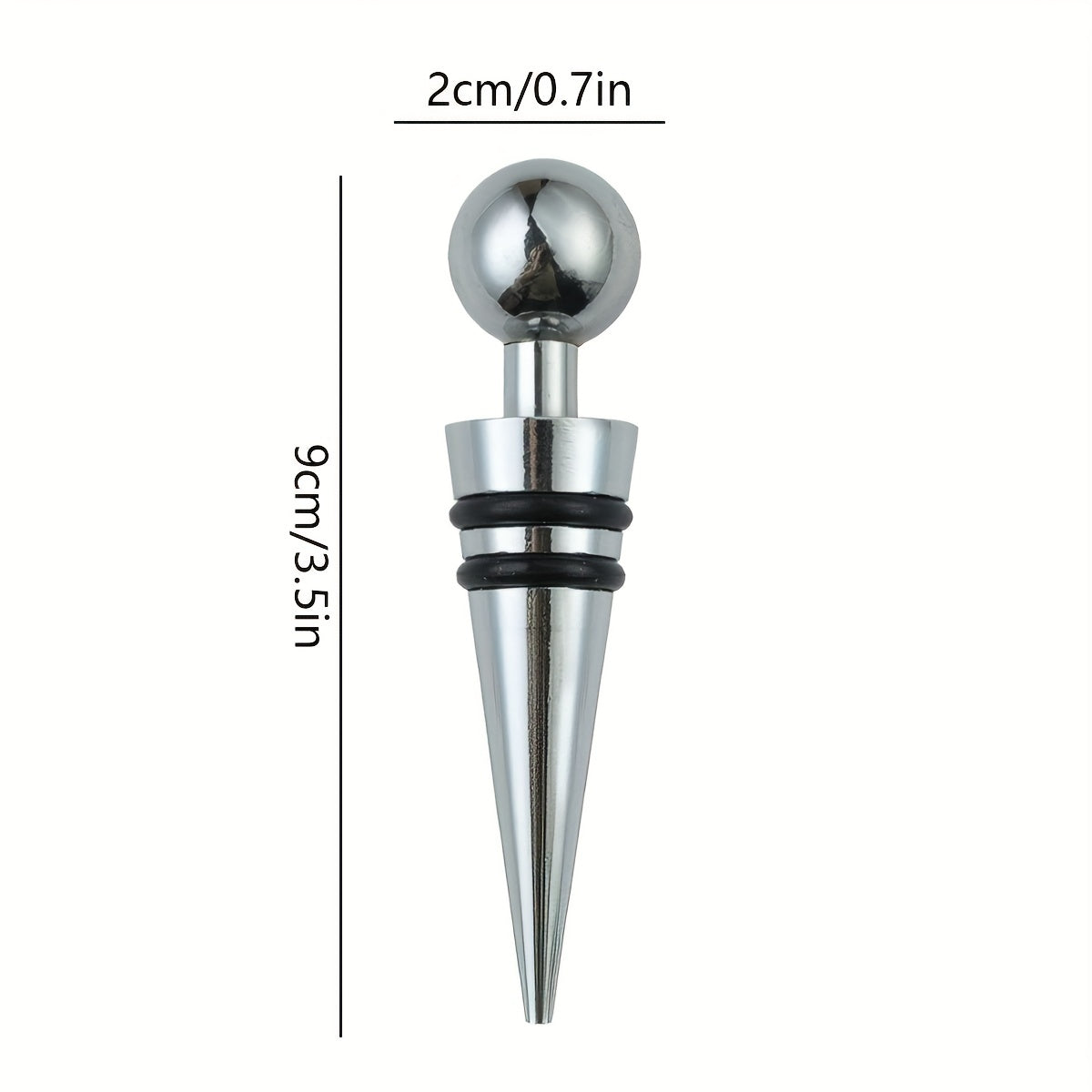 Steel Ball Wine Bottle Stopper Vacuum Sealing Stopper Household Creative