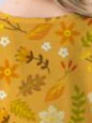 Girls Floral Long Sleeve Dress for Spring Fall