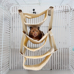 Comfy Layer Hammock for Small Animals Resting Playing Nesting in Pet Cages
