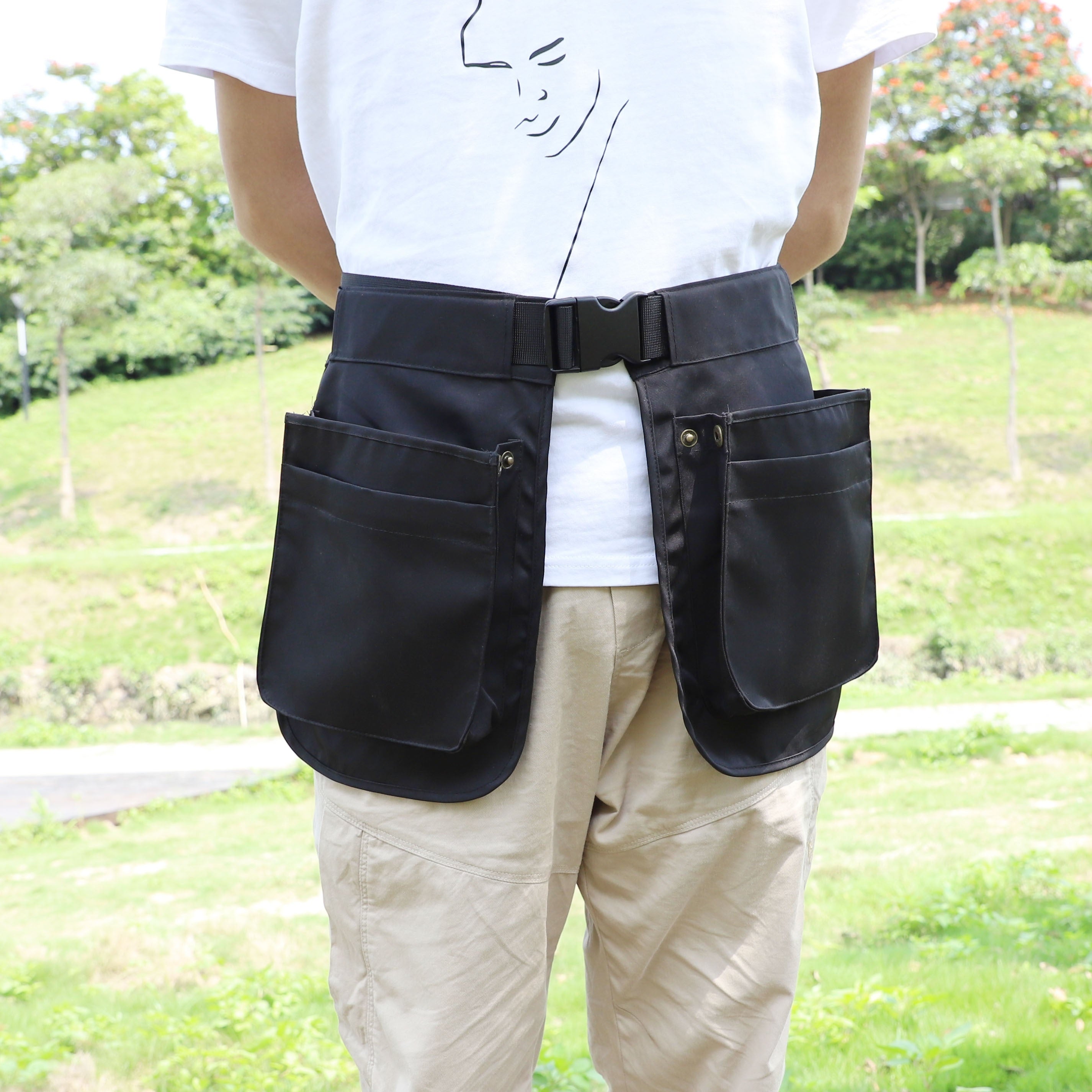 Outdoor Fanny Pack Storage Bag with Zipper Waist Bag