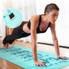 Thick Portable Folding Yoga Mat for Travel & Students