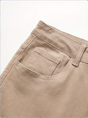 Men's Slim Fit Pocket Jeans High Stretch Denim Pants