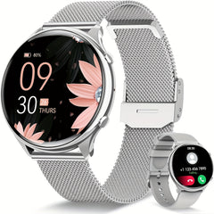 Women's Wireless Call Smartwatch, 120 Sports Modes, IP67 Waterp