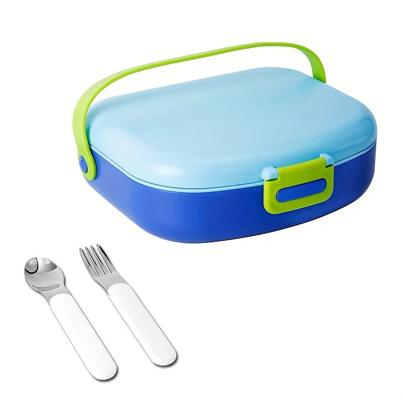 Portable Bento Box 4-Compartment Leakproof Lunch Container for School and Work