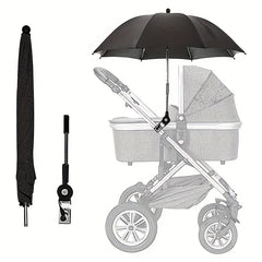 Baby Stroller Umbrella 360 Degree Adjustable UV Protection SunShade