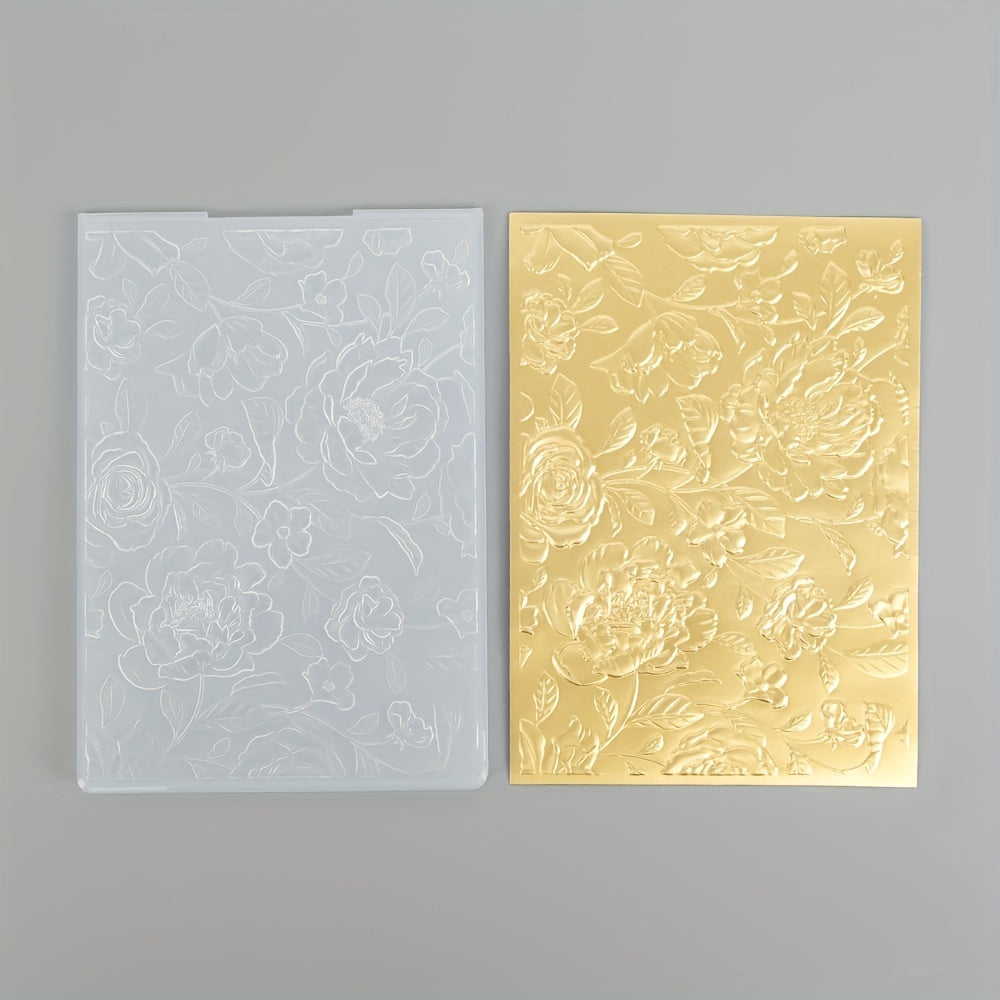 3D Flower Plastic Embossing Folders for DIY Scrapbooking