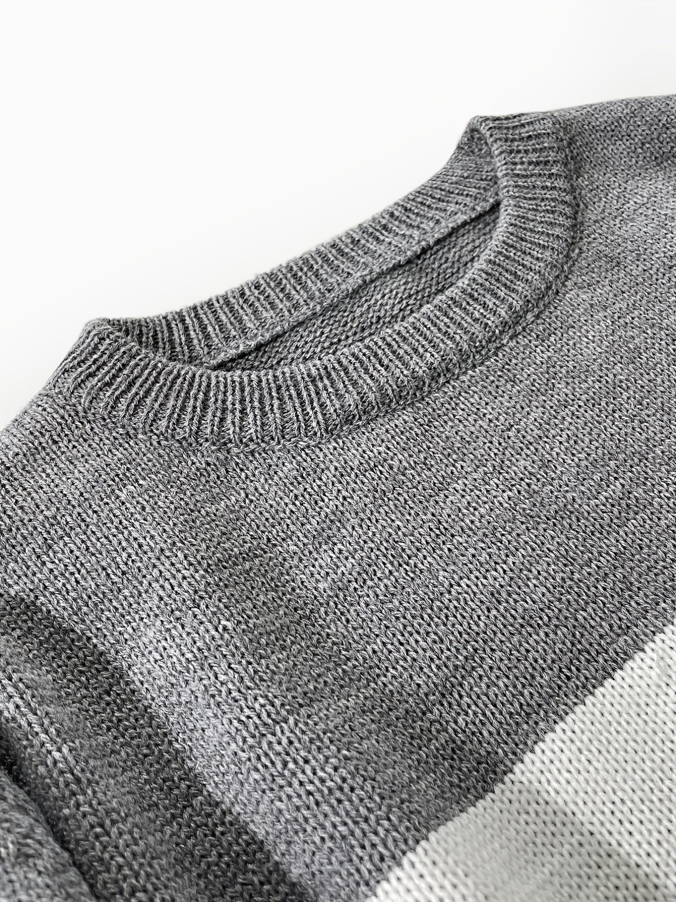Men Casual Knitted Sweater without Shirt