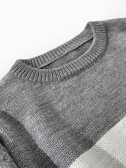Men Casual Knitted Sweater without Shirt