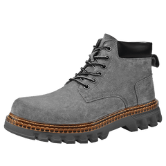 Men's Welted Lace-up Boots with Padded Collar